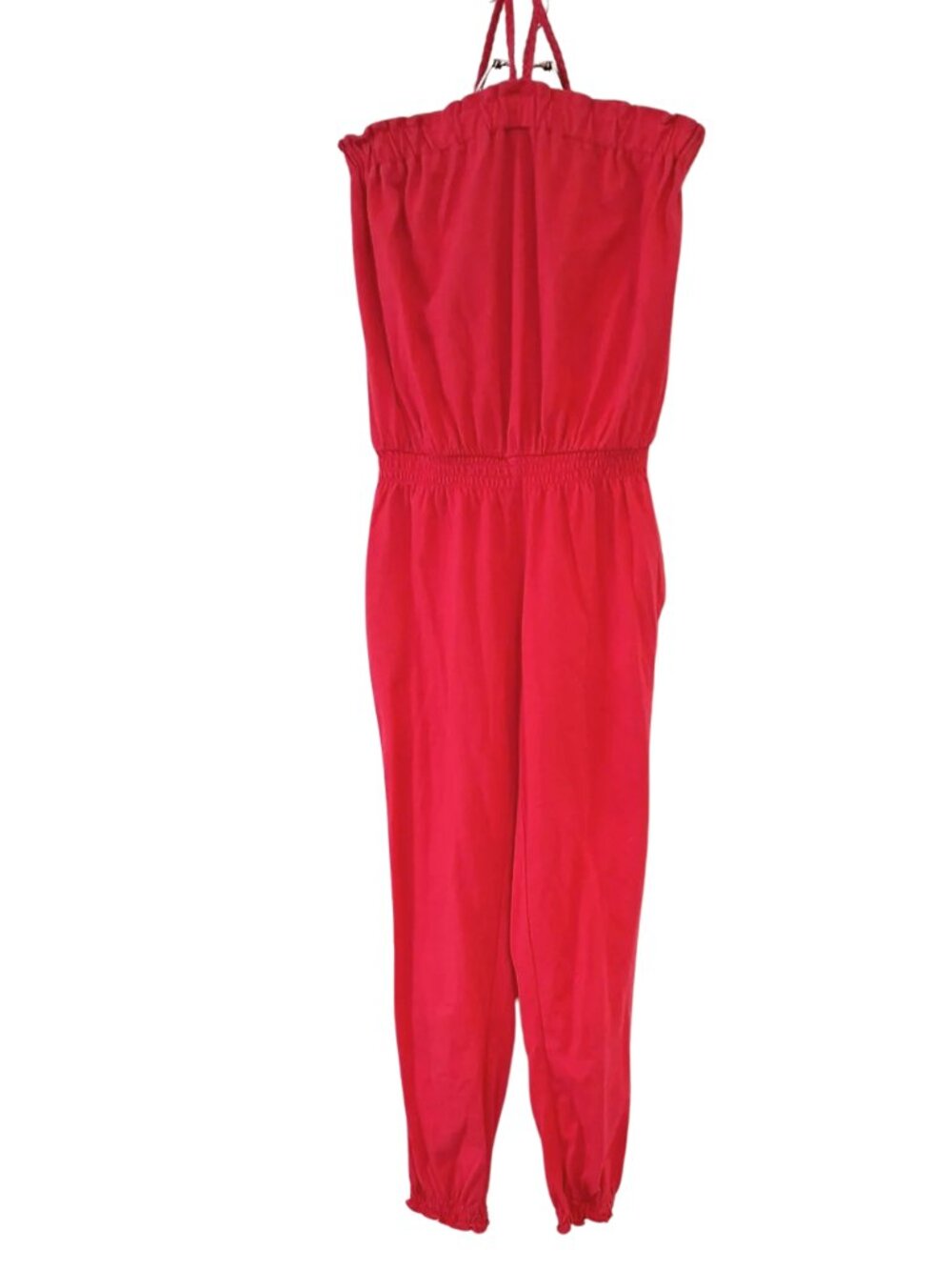 GAP Kids Strapless Hot Pink Jumpsuit with Elastic Waist size 10
